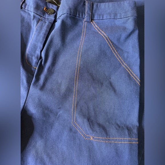 Wide Leg Paige Denim Ankle Pant - Picture 3 of 11